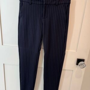 Liverpool Women’s Navy Pinstripe Pants